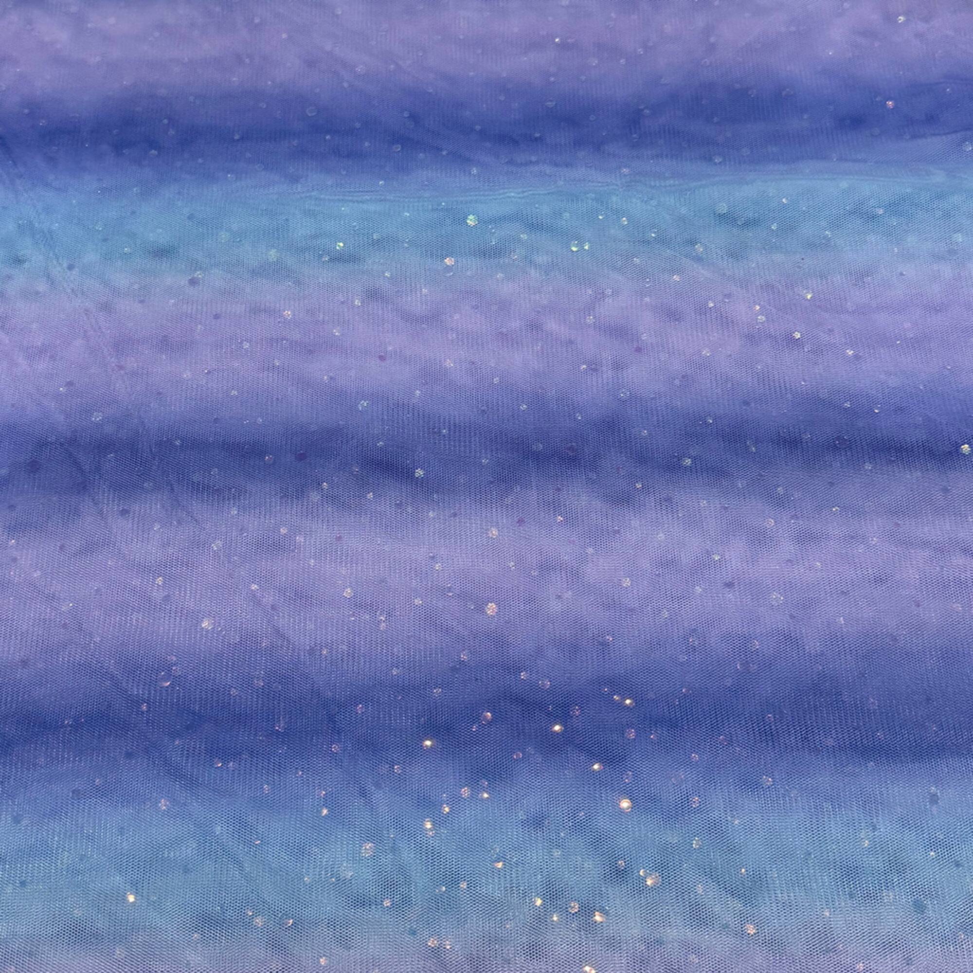 Feldman Purple & Blue Confetti Mesh